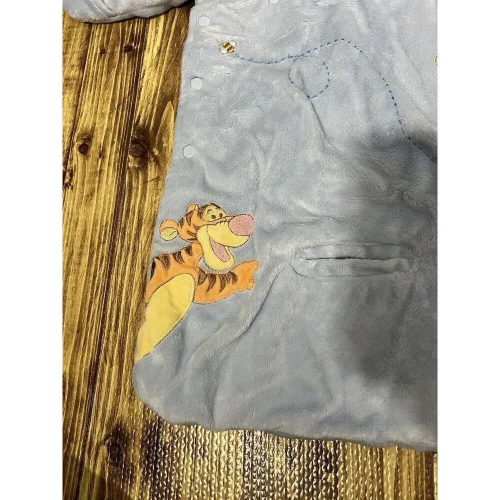 Wonderful World Of Disney Winnie The Pooh Sleepsack 3-6m Soft! Snap Up